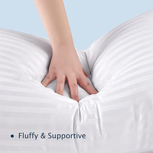 Almohadas de Cama <span class=keywords><strong>Utopia</strong></span> de Algodón para Dormir, Tamaño King, Refrescantes, Calidad de <span class=keywords><strong>Hotel</strong></span>, para Dormir Boca Abajo, Boca de Lado y de Espalda, Soporte Corporal - Product Image 5