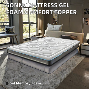 <span class=keywords><strong>Surmatelas</strong></span> SonnoMATTRESS Bubble Comfort 120x190x4cm en mousse à mémoire de forme thermorégulatrice, respirant, hypoallergénique, ViscoGel extensible - Product Image 3