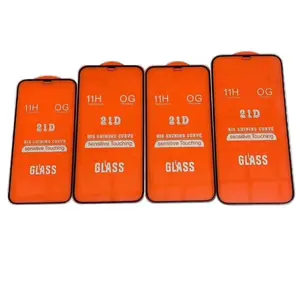 2025 Nuevo vidrio templado 21D para <span class=keywords><strong>iPhone</strong></span> 17 <span class=keywords><strong>12</strong></span> 13 Pro Max <span class=keywords><strong>Protector</strong></span> de pantalla 9D 100D cubierta completa curvada para Samsung Infinix oneplus - Product Image 1