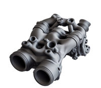Service d'impression 3D sur mesure en métal SLM, insert de moule en acier MS1 avec canaux de refroidissement conformes