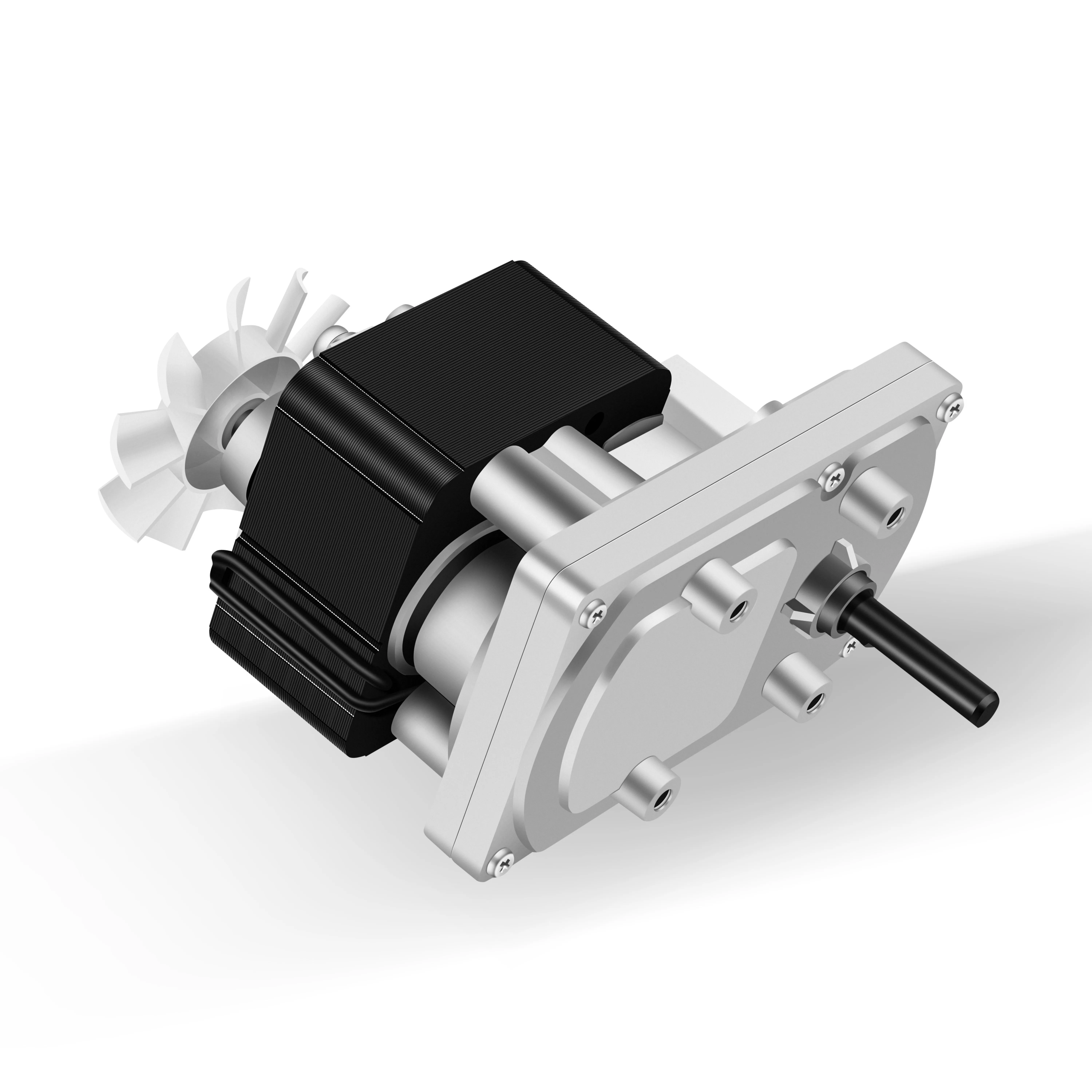 Moteur à engrenage électrique à vis variable, 1.5RPM, 3.5RPM, 60RPM, 100RPM, 35-40W, grande vitesse, ac monophasé, petit phase, à angle droit