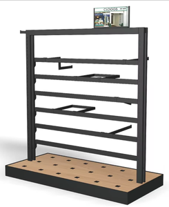 Exhibidor de Ropa Moderno de Acero <span class=keywords><strong>Redman</strong></span> para Tiendas, Exhibidores de Piso para Tiendas de Ropa - Product Image 6