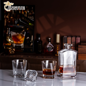 Juego de Decantador de Whisky de Cristal Grabado con Logotipo Personalizado, Caja de Regalo con Vasos de Whisky y Accesorios de Bar para Licor, <span class=keywords><strong>Ron</strong></span> y Bourbon - Product Image 5