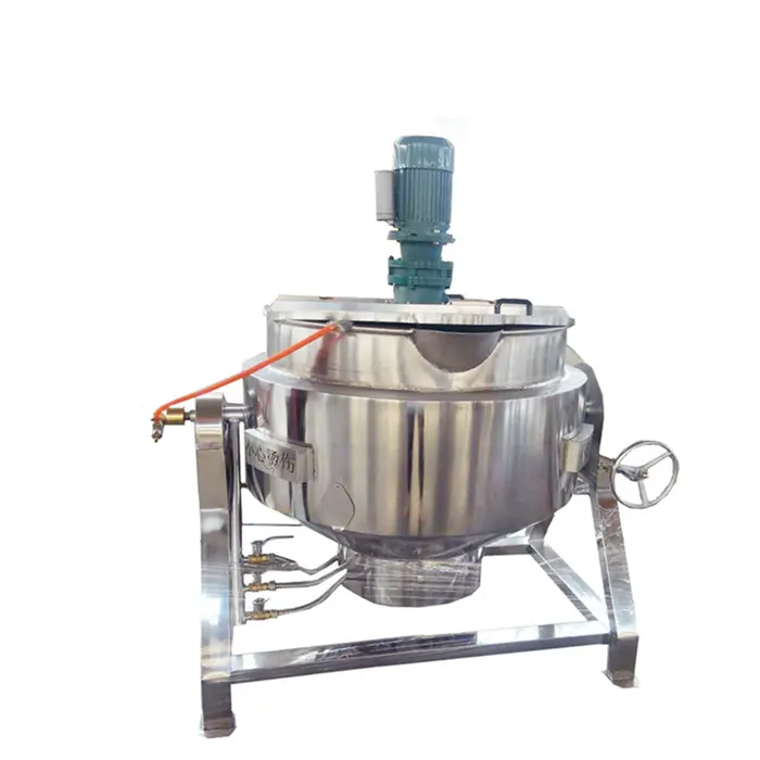 High performance 50l Industrial Electric Marmita commercial jam cooking jacketed pot