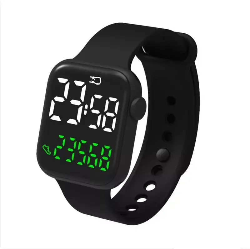 High Quality Silicone Pedometer Watch Men's Digital Watch Reloj Digital Pedometer Watches