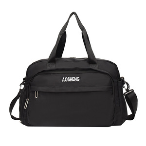 Sac de voyage personnalisé pour femme, pliable, imperméable, avec compartiment à chaussures indépendant, pour le sport et les déplacements courts - Product Image 2