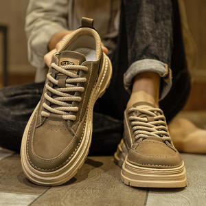 Zapatos de hombre para verano, nuevos, versátiles, casuales, de trabajo, estilo botas del desierto, retro, de cuero, transpirables, deportivos, para caminar. - Product Image 5
