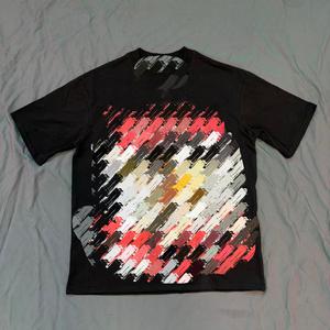 T-shirt Oversize da Uomo 100% Cotone di Alta Qualità BST, Nuova Moda Streetwear con Stampa Grafica Stile Mixed Emotions - Product Image 1