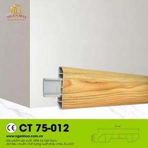 Moulures murales intérieures en PS, grain de bois, polystyrène, profilés décoratifs de plafond, fabricant vietnamien, prix - Product Image 4