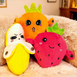 Metronomo a Induzione Sonora a Forma di Frutta, Morbido e Carino, con Suoni Ritmici, Peluche Sensoriale Interattivo Musicale, Fragola e Banana - Product Image 6