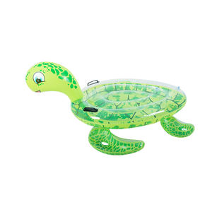 Bouée gonflable tortue de <span class=keywords><strong>mer</strong></span> avec poignées robustes pour piscine - Product Image 2