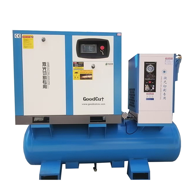 15kw Professional Industrial Integrated Screw Air Compressor With 300L Tank
