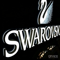Enseigne publicitaire pour entreprise, lettres en acrylique 3D découpées au laser avec logo personnalisé, étanches IP65, éclairage LED néon extérieur