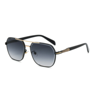 Lunettes de soleil haut de gamme en verre UV400 pour femmes et hommes, idéales pour la conduite, avec montures de marque et verres miroir pour hommes