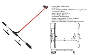 Kinh tế thép hoảng loạn Thanh Dọc thanh ngang thanh thoát hoảng loạn thiết bị thoát cho đôi cửa đơn - Product Image 6