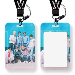 Porta Tessere in Plastica Rigida per Studenti, Lavoratori, Biglietti Autobus, Pass <span class=keywords><strong>Ingresso</strong></span>, con Cordino - Merchandise K-pop Idol - Product Image 3