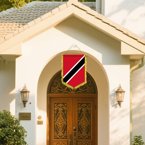 Wholesale <b>Mini</b> Pennant Car Flags 20x30cm Trinidad and Tobago Wall Decor Small Ornaments Hanging Digital Printing - Product Image 6