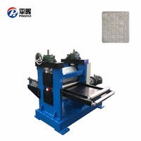 Máquina de grabado en relieve de diamante de placa de acero, laminador en frío con motor como componente central