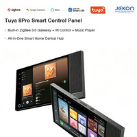 Tuya 8Pro Akıllı Kontrol Paneli Dahili Zigbee 3.0 Ağ Geçidi IR Kontrolü Müzik Çalar Hepsi Bir Arada Hub