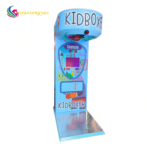 Machine de jeu d'arcade combinée de frappe et de kick à monnayeur avec support de frappe et sac de frappe en acier, pour usage intérieur, version anglaise - Product Image 5