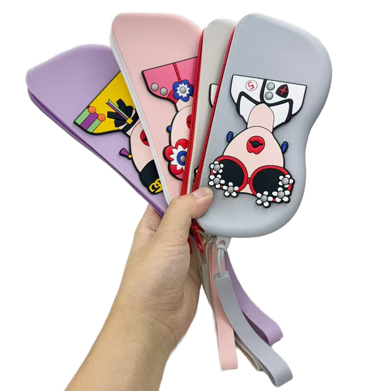 Customize 3D Cartoon Shape Silicone Straps Pvc Lanyard Teacher Id Card Lanyard Silicone Lanyard for Phone Case Image 4