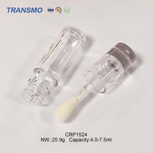 Custom <b>clear</b> Round Lip Gloss Tube with Wand with Empty Tube Lip Gloss 4.0-7.5ml - Product Image 5