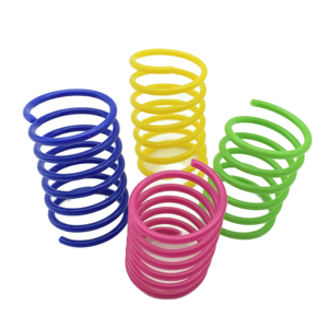 Vente en gros usine : Jouets interactifs pour chats à ressort en spirale, en plastique écologique, simples et solides, pour toutes les occasions, favorisant le mouvement des animaux de compagnie - Product Image 6