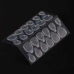 24 pièces/feuille, ruban adhésif double face pour ongles, transparent, respirant, autocollants en gel pour ongles, pour ongles à presser, languettes de colle - Product Image 3