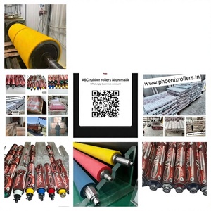 Rodillos de Acero, Goma y Poliuretano, Dureza 45-95 Shore, 1050 mm, para Máquinas Peladoras Industriales, Corte y Procesamiento Personalizables - Product Image 1