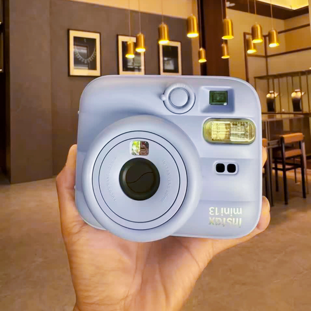 2026 New Instax Mini 13 20MP Instant Camera Built-in LED Flashlight Rounded Three-Dimensional Pop Style Disposable Design