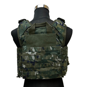 カスタム迷彩オックスフォード生地ナイロン軽量戦術ベスト調整可能サイドクロージャーフロントバック保護クイック - Product Image 3