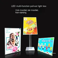 Tablero de menú de restaurante con marco de presión delgado de publicidad personalizada, caja de luz Led, tablero de menú con retroiluminación Led, restaurante, Cafetería, Tiendas - Product Image 5