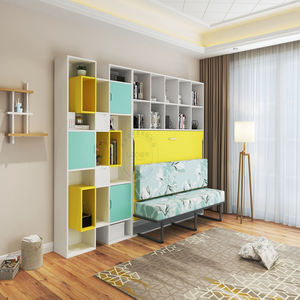 Großhandel Holz Metall Klapp wand Schrank bett Kinder mit Schlafs ofa Klapp modern für <span class=keywords><strong>Single</strong></span> King Queen Size 1500*2000 m - Product Image 4