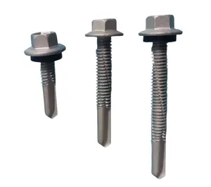 Screw and fastener suppliers Galvanized Hexagon Head scwer DIN7504 Hex self drilling screw Parafuso