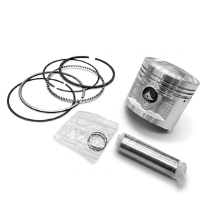 Kit d'assemblage de piston de moteur de moto CG125 de haute qualité 56,50 mm avec jeu de segments de piston, axe de piston et circlips conformes aux normes OEM - Product Image 1