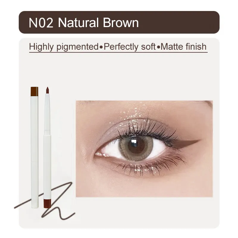 Long Lasting Waterproof Organic No Logo Luxury Pencil Gel Eyeliner For Makeup