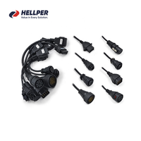 Hellper Acardiag - Juego de 8 Herramientas de Diagnóstico para Camiones de Alta Calidad, TCS PRO Multidiag DS MVD 150, Adaptador OBD1/OBD2, Lector de Códigos USB