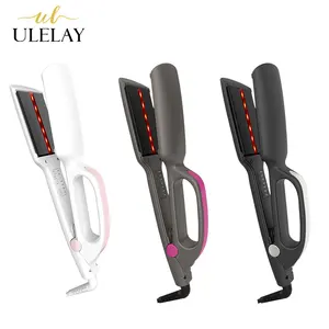 custom flat iron private label bling ceramic flat iron hair straightener for bling