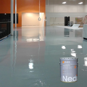 Peinture époxy autolissante pour sols, résistante à l'usure, sans poussière, haute brillance, pour parkings, entrepôts industriels, béton - Product Image 3