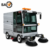 Nouvelle balayeuse électrique autoportée avec cabine fermée, grand bac à poussière, machine de nettoyage industrielle autopropulsée, balayeuses de sol