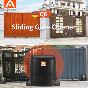 Aavaq Q8 năng lượng mặt trời Powered tự động cửa trượt mở điện biệt thự cửa trượt Bảng điều khiển nhà điều hành cửa trượt nhà khai thác - Product Image 5