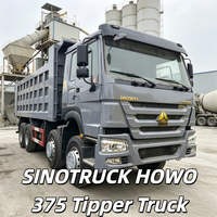 Самосвал SINOTRUCK HOWO 375 для добычи речного песка с просторной кабиной-спальным местом для снижения усталости при длительных поездках