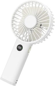 New Arrival Portable <b>Mini</b> Handheld Fan Power Bank 4000mAh Outdoor Plastic Rechargeable Cooling <b>USB</b> Brushless Motor Remote - Product Image 4