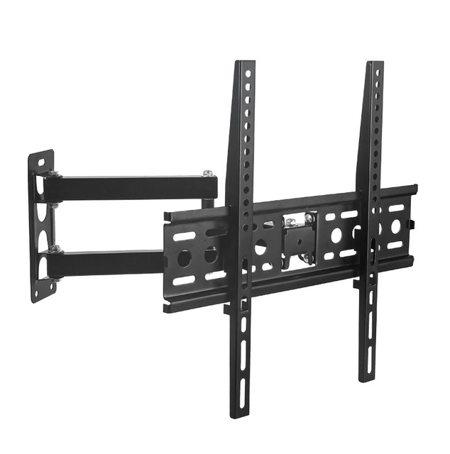 Jiesheng 180 Degree Full Motion Retractable TV Stand Wall Mount Adjustable Steel Flip Tilting Bracket 26-55 Inches TV Hot Sale