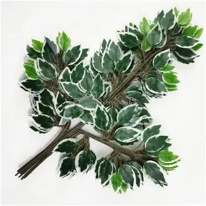 結婚式の人工フィラーリーフパゴダツリーリーフ本物のような枝緑の植物の枝結婚式の装飾のための装飾的な葉