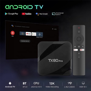TX80 Pro TVBOX Allwinner H313 1GB 8GB 2.4G + 5G Dual Wifi 4K HD Video hiển thị phương tiện truyền thông Máy nghe nhạc Android 15.0 Set Top TV Box TX80 Pro - Product Image 3