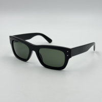 Lunettes de soleil de luxe pour hommes, de marque, style punk italien, en acétate épais, avec logo personnalisé, qualité supérieure, directement de l'usine