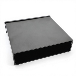 Aluminum Alloy CNC Audio Amplifier Case With <b>Usb</b> <b>Mic</b> Ir Subwoofer Control For Hi Fi Decoder Power Amp Enclosure - Product Image 3