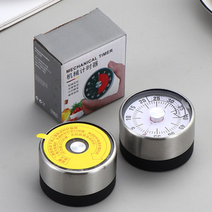 Minuteur de cuisine en acier inoxydable avec alarme magnétique, rappel de compte à rebours pour la pâtisserie à domicile, minuteur portable pour étudiants - Product Image 2