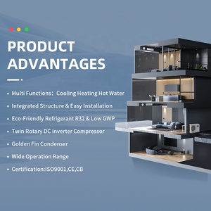 เครื่องทำน้ำร้อนแบบปั๊มความร้อน Gree Evi ขายดีในสหภาพยุโรป ระบบทำความร้อนและความเย็นแบบไร้ถัง สำหรับใช้ในครัวเรือนและโรงแรม - Product Image 2